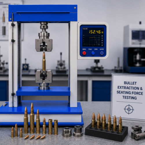 Bullet extraction and seating force testing